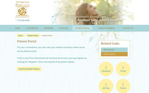 Patient Portal - The Philip Israel Breast Center, Breast Care ...