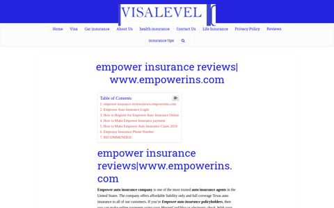 empower insurance reviews| www.empowerins.com ...