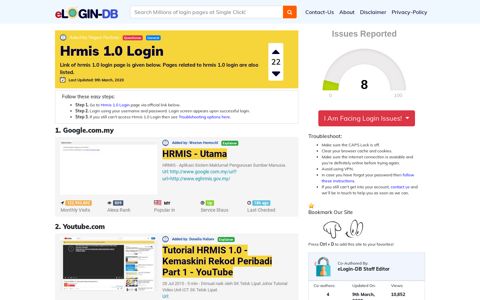 Hrmis 1.0 Login - A database full of login pages from all over ...