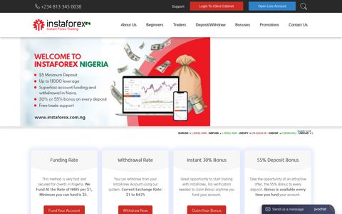 InstaForex Nigeria | Online Forex Trading services