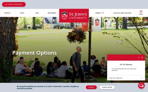Payment Options | St. John's University