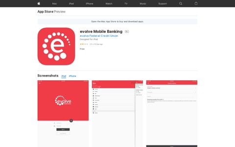 ‎evolve Mobile Banking on the App Store