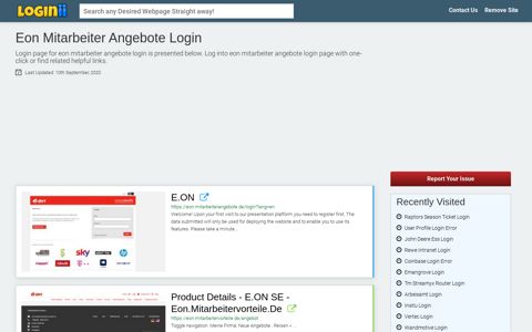 Eon Mitarbeiter Angebote Login - Loginii.com