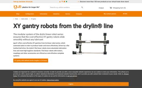 XY gantry robot | Linear automation solutions from one ... - Igus