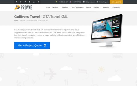 Gullivers Travel, GTA Travel, GTA Hotels, GTA XML, XML ...