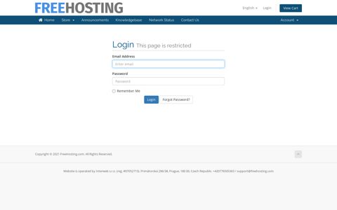 Client Area - FreeHosting.com