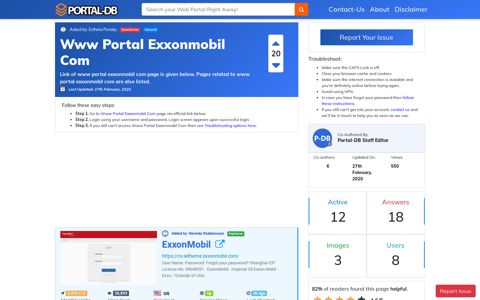 Www Portal Exxonmobil Com - Portal-DB.live