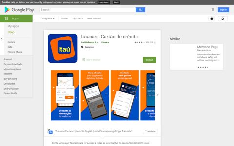 Itaucard: Cartão de crédito - Apps on Google Play