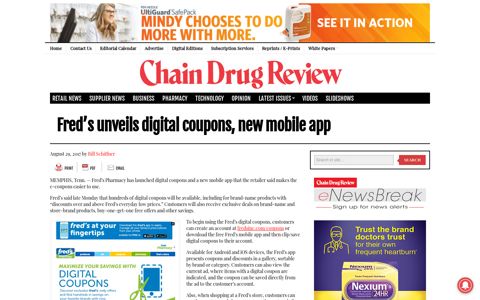 Fred's unveils digital coupons, new mobile app - CDR – Chain ...