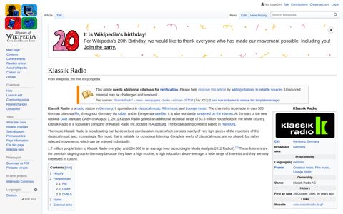 Klassik Radio - Wikipedia