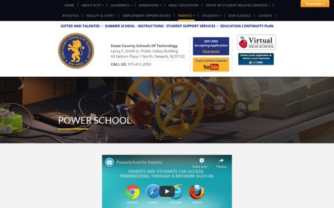 Newark, NJ | Power ... - Essex County Schools of Technology