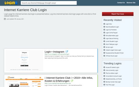 Internet Karriere Club Login - Loginii.com