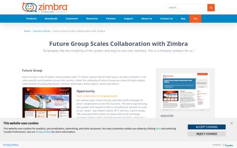 Future Group Scales Collaboration with Zimbra