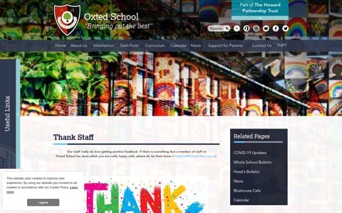 Thank Staff - Oxted School