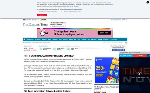 Fiti Tech Innovation Private Limited Information - Fiti Tech ...