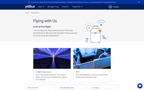 Flying with Us | JetBlue