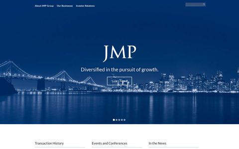 JMP Group LLC | Diversified in the pursuit of growth