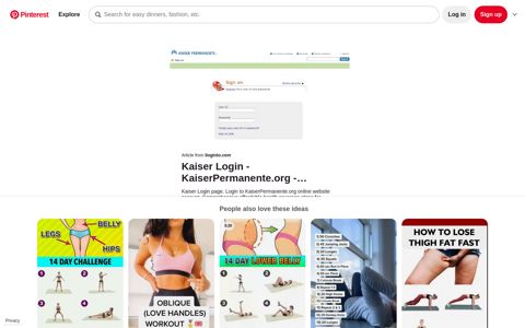 Kaiser Login | Online security, Kaiser, Login - Pinterest