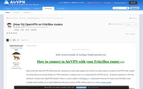[How-To] OpenVPN on Fritz!Box routers - General ... - AirVPN