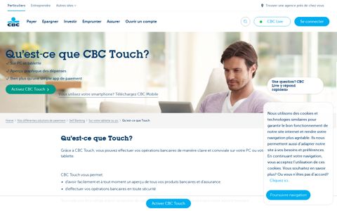 CBC Touch, vos opérations bancaires en ligne sur PC et ...