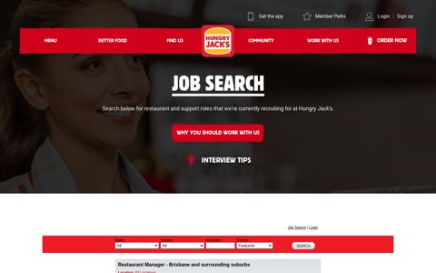 Job Search - Hungry Jack's