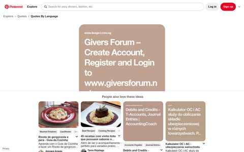 Givers Forum – Create Account, Register and Login to www ...