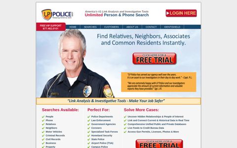 Law Enforcement Investigative Data | LPPolice
