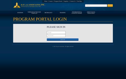 Program Portal Login - Kay & Associates, Inc.