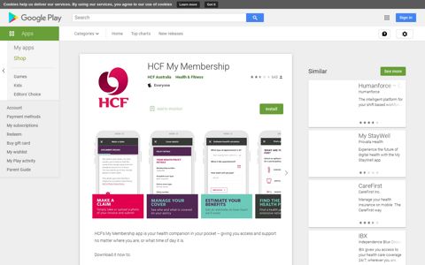 HCF My Membership - Apps on Google Play