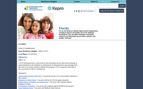 Florida - Kepro BFCC-QIO
