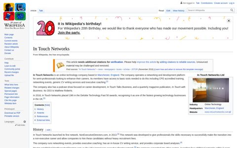In Touch Networks - Wikipedia