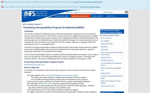 Promoting Interoperability Program for Medicaid (eMIPP)