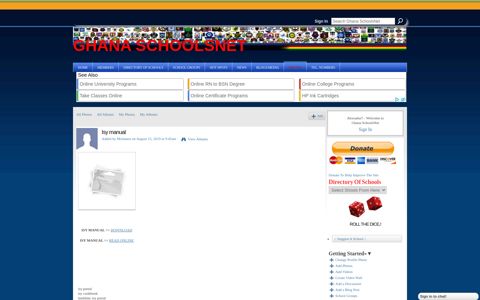 Isy manual - Ghana SchoolsNet