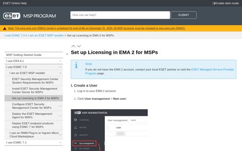 Set up Licensing in EMA 2 for MSPs | ESMC 7 and MSP ...