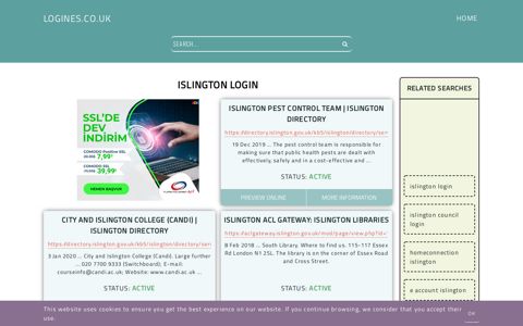 islington login - General Information about Login - Logines.co.uk