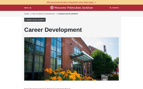 Career Development | The Student Experience | WPI