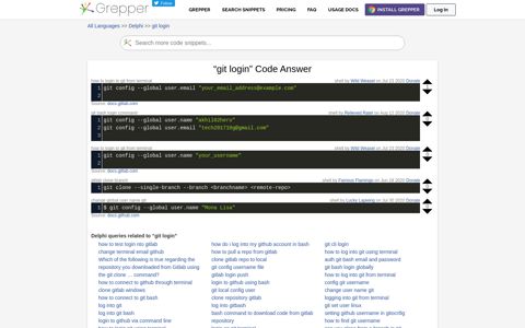 git login Code Example - code grepper