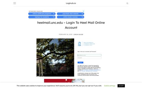 heelmail.unc.edu - Login To Heel Mail Online Account