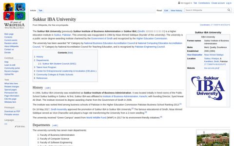 Sukkur IBA University - Wikipedia