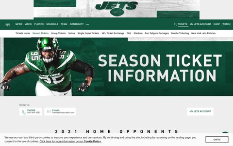 Season Tickets - New York Jets
