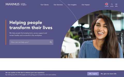 MAXIMUS UK: Helping people transform their lives