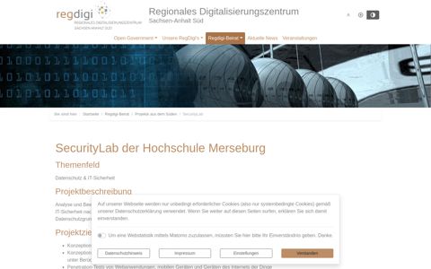 SecurityLab der Hochschule Merseburg