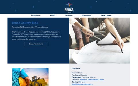Bruce County Bids | Bruce County Welcomes You