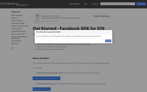 Get Started - iOS SDK - Facebook for Developers