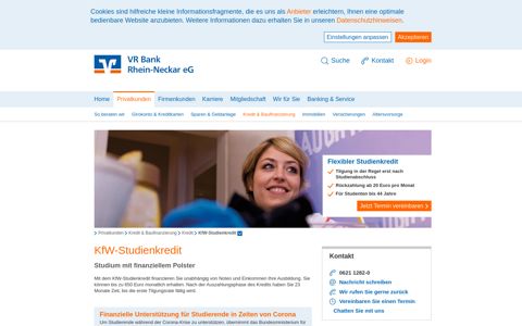 KfW-Studienkredit - VR Bank Rhein-Neckar eG