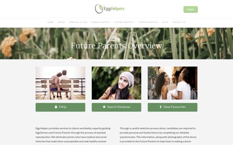 Future Parents Overview | Egghelpers