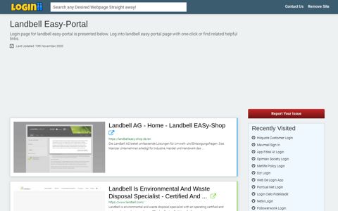 Landbell Easy-portal - Loginii.com