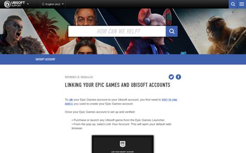 Linking your Epic Games and Ubisoft accounts - Ubisoft Support