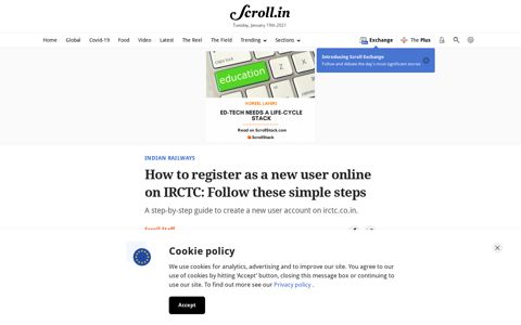 How to register as a new user online on IRCTC: Follow these ...