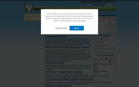 WebMail 2.0, Powerful Web-Based Email Tool - FatCow